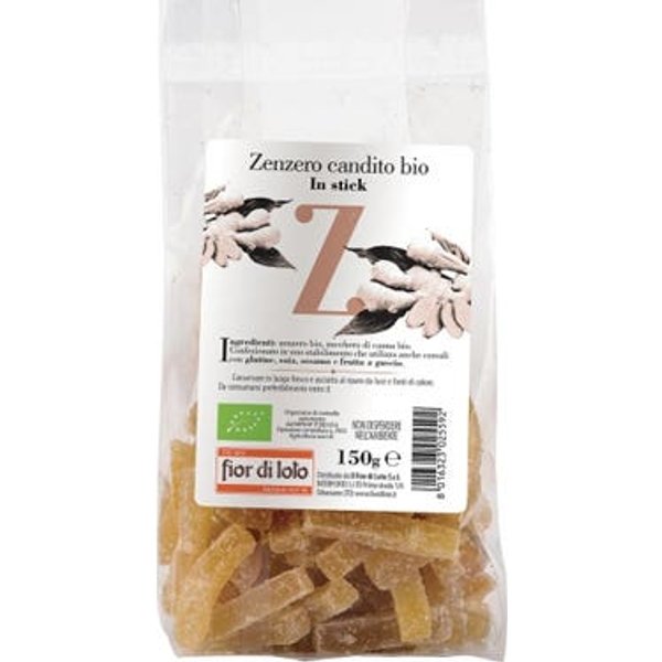 Fior Di Loto Jengibre Confitado En Rama Eco 150 G-image