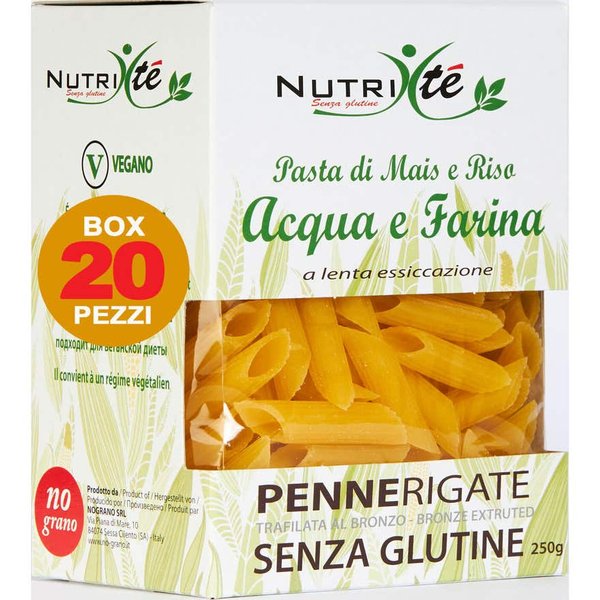 Nutrité Penne Rigate Pasta De Maiz Arroz Agua Y Harina 250 G-image