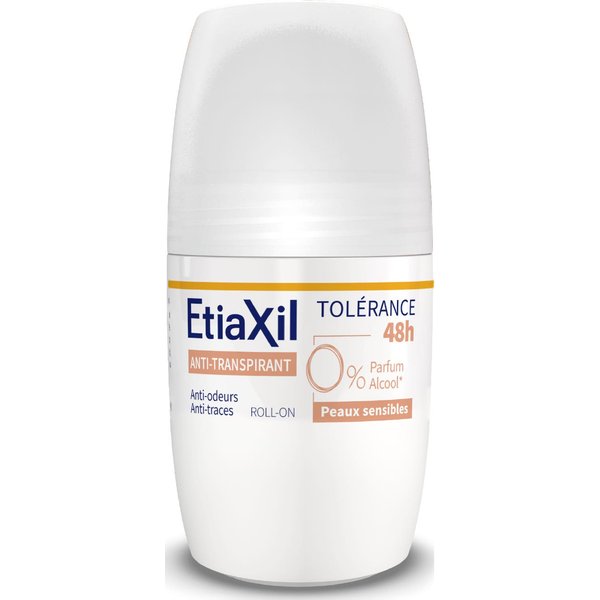 Etiaxil DéDorant Anti-Transpirant ToléRance 48H Peaux Sensibles Roll-On 50Ml-image