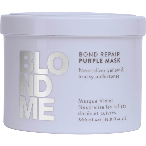 Schwarzkopf Blondme Bond Repair Tratamiento Morado 500 Ml-image