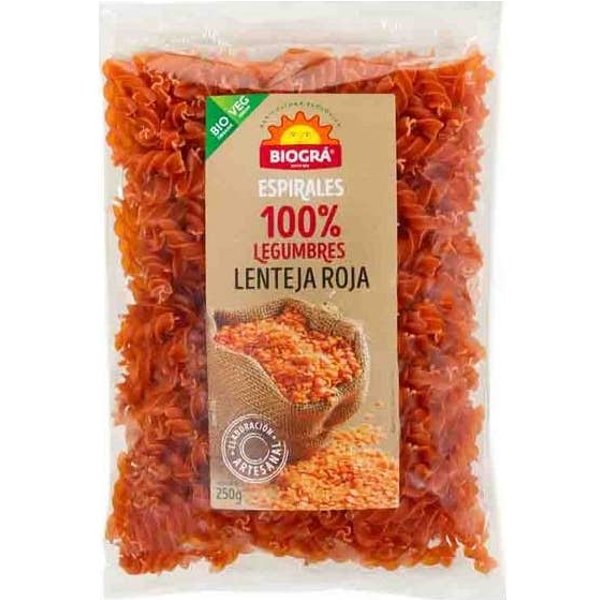 Biográ Espirales Lentejas Rojas Bio 250G-image
