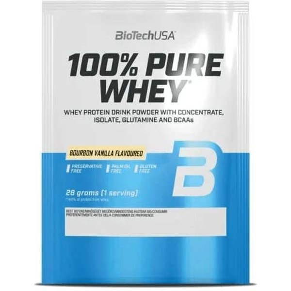 Biotech Usa 100% Pure Whey Bourbon Vainilla 28 G-image