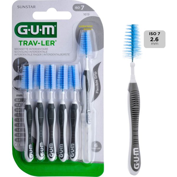 Gum Cepillo Interdental Trav-Ler 1619 6Uds-image