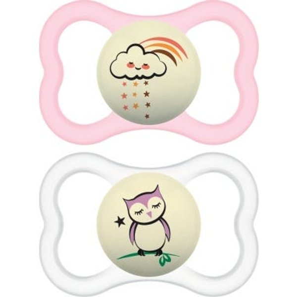 Mam Succette Supreme Nuit 6+ Meses Silicone 2Uds-image