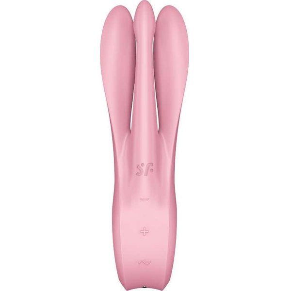 Satisfyer Threesome 1 Vibrator Pink 1Ud-image