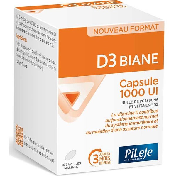 D3 Biane 1000 Ui 90Caps-image
