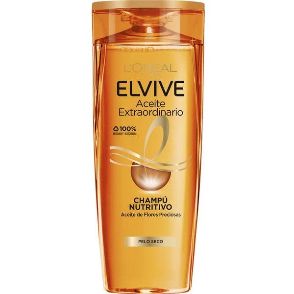 L'oréAl Elvive Aceite Extraordinario Champú Nutritivo 370Ml-image