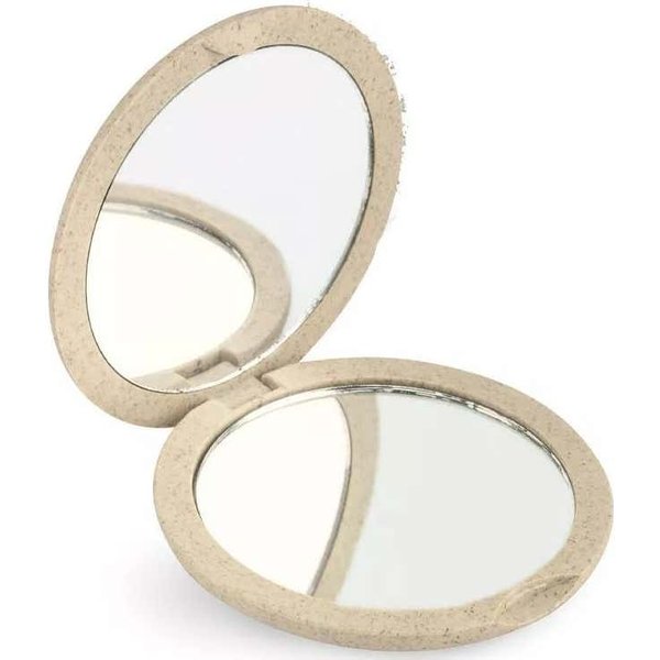 Beter Espejo Natural Fiber Double Plegable Beige 1 Ud-image