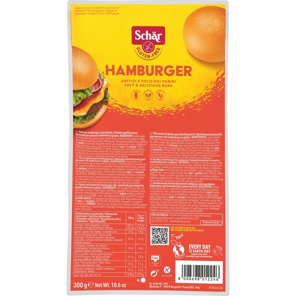 Bollos De Hamburguesa Schar 300G-image