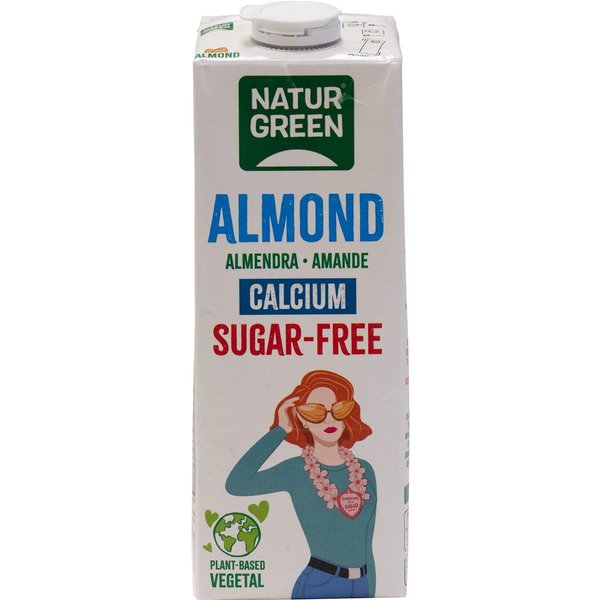Naturgreen Bebida De Almendra Bio Con Calcio Sin AzúCar 1000 Ml-image