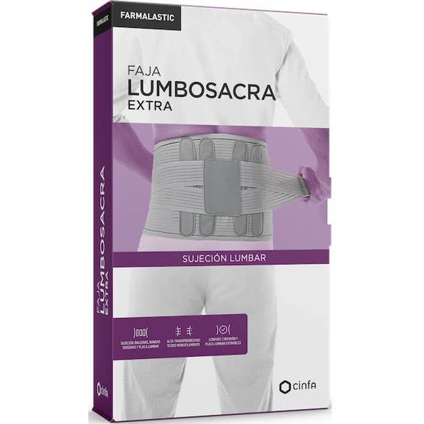 Farmalastic Faja Sacrolumbar Extra Gris T-2 1Ud-image