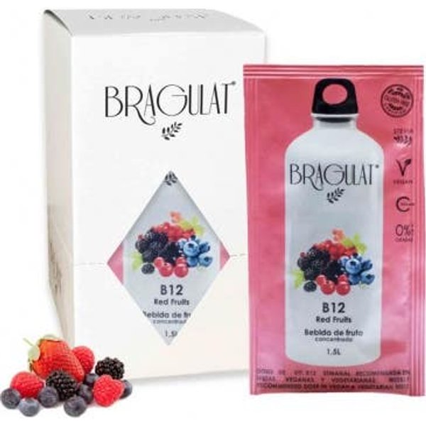 Bragulat Bebida Soluble B12 Frutos Rojos 15X9G-image