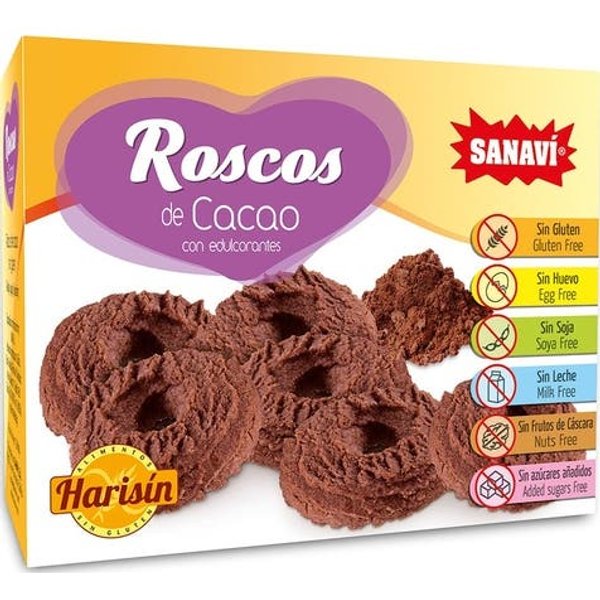 Sanavi Roscos De Cacao Sin Gluten 150G-image