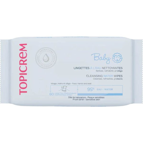 Topicrem Baby Toallitas HúMedas Agua 60 Uds-image