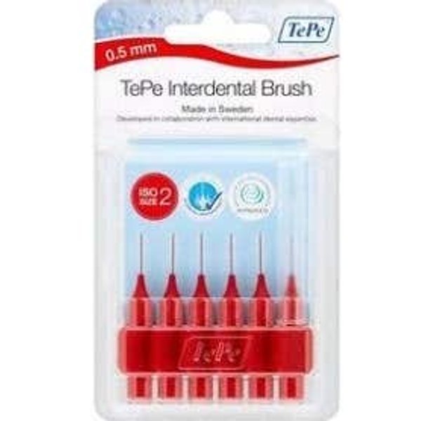 Tepe® Cepillo Interdental 0,5Mm Rojo-image