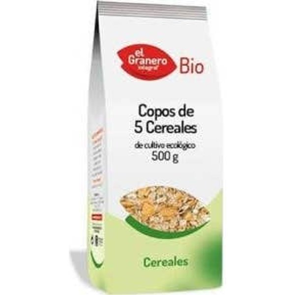 Granero Alimentacion Copos 5 Cereales Bio 500 G-image