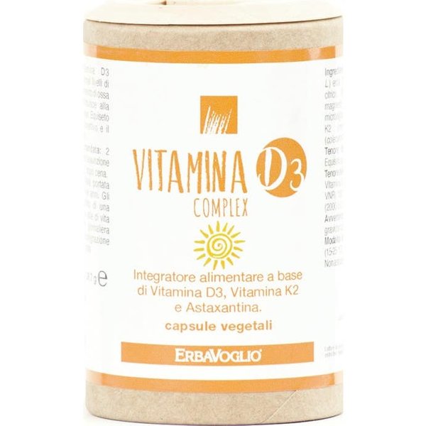 Erbavoglio Vitamina D3 Complex 60 Caps-image