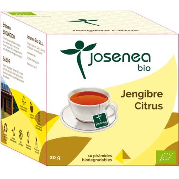 Josenea Jengibre Citrus Bio 10 PiráMides En Sobre-image