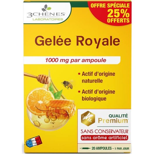Les 3 Chenes Jalea Real 1000Mg 20X10Ml-image