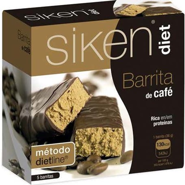 Siken Diet Barrita Sabor Café 5Uds-image