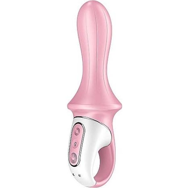 Satisfyer Air Pump Booty 5+ Vibrator Anal Pink Inflatable 1Ud-image