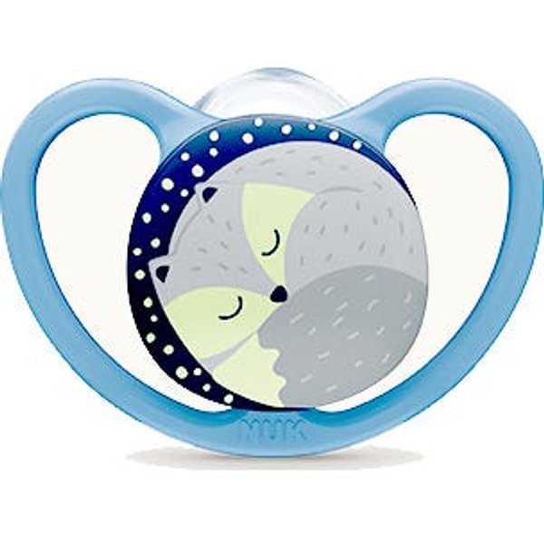 Nuk Chupete Silicona Space Night 18-36M 1Ud-image