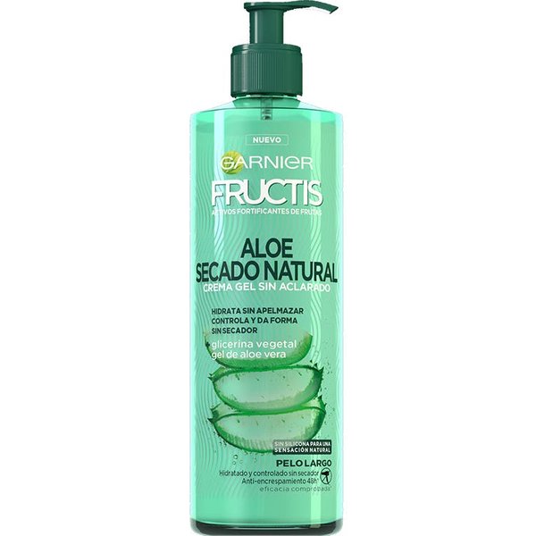 Garnier Fructis Aloe Secado Natural Crema Gel 400Ml-image