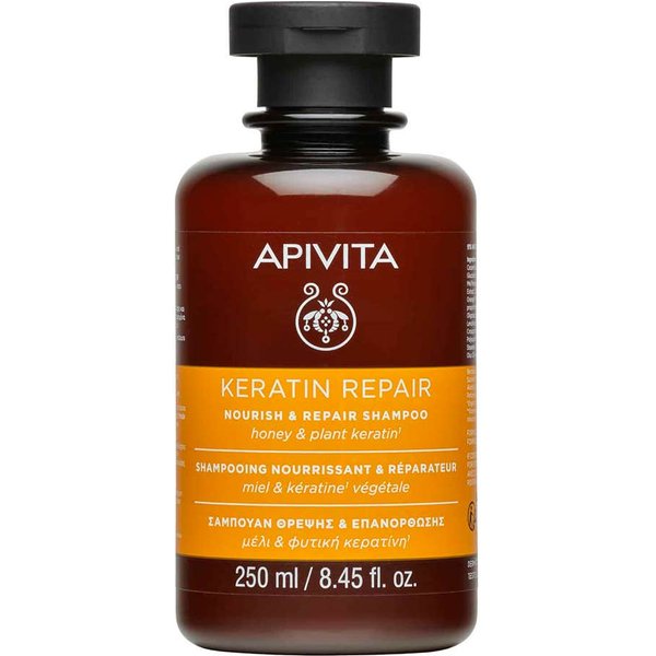 Apivita Keratin Repair Champú Nutritivo Reparador 250Ml-image