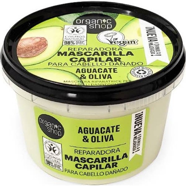 Organic Shop Mascarilla Capilar Reparador Miel Aguacate 250Ml-image