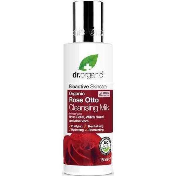 Dr. Organic Rose Otto Cleansing Milk 150 Ml-image