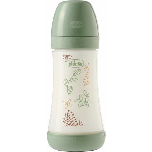 Chicco BiberãO Perfect 5 Eco+ Silicone 240Ml Verde 1 Unidade-image