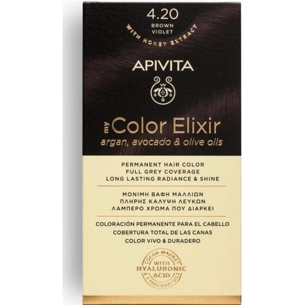 Apivita My Color Elixir Tinte Cabello 4,20 CastañO Violeta 1Ud-image