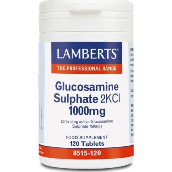 Lamberts Sulfato De Glucosamina 2 Kci 1000 Mg 120 Tabs-image
