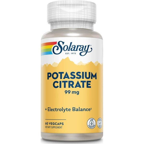 Solaray Potasio Citrato 99Mg 60 Cap-image