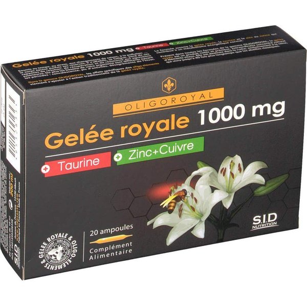 SID NutricióN - Jalea Real Oligoroyal 1000 Mg + Taurina + Zinc-Cobre 20 Ampollas-image