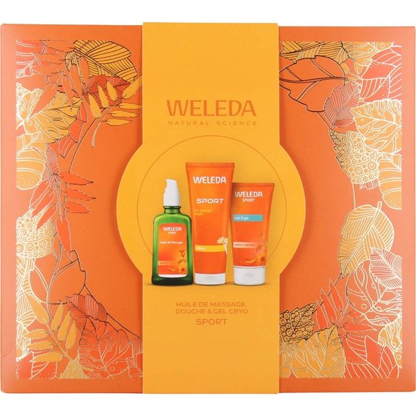 Weleda Cofre Sport Aceite De Masaje + Ducha + Gel Cryo-image