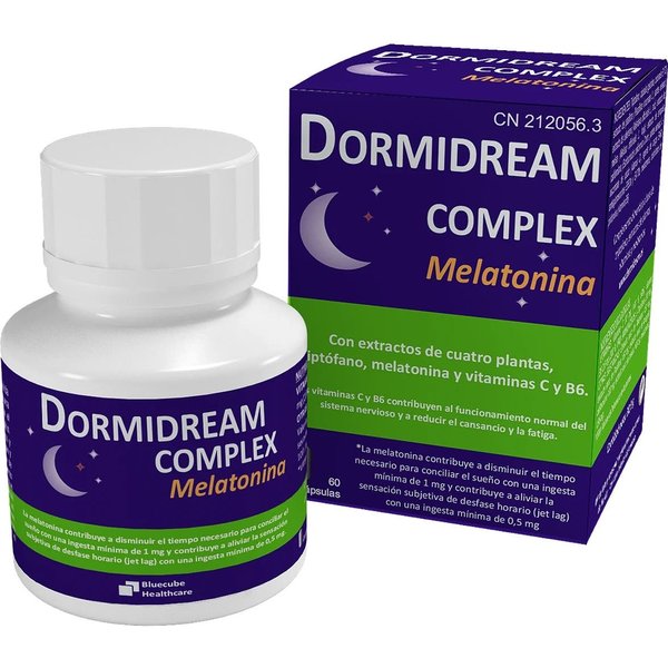 Bluecube Dormidream Complex Melatonina 60Caps-image