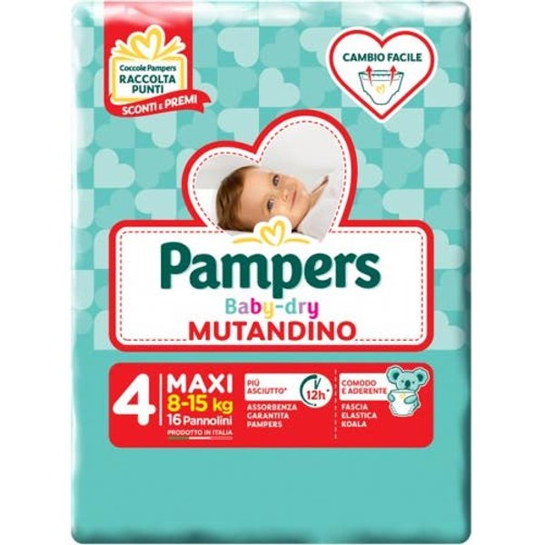 Pampers Baby Dry PañAl Braga Talla 4 Maxi 16 Uds-image