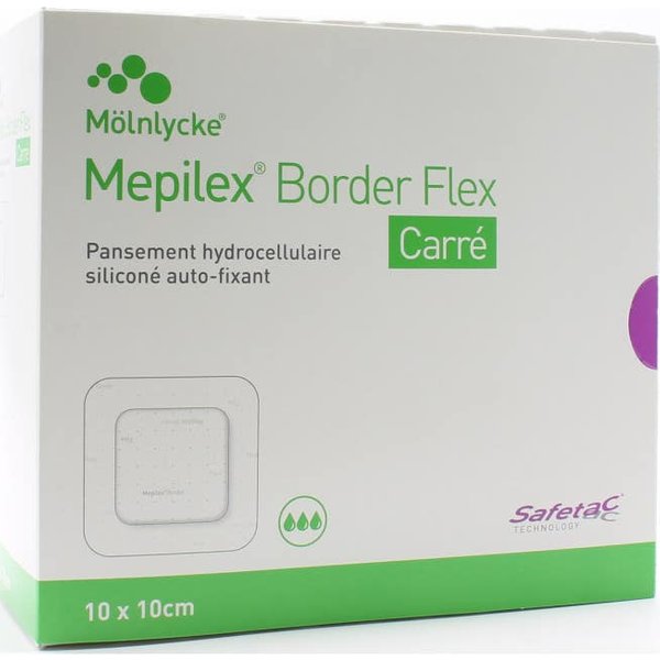 Mepilex Border Flex Carré 10X10Cm 16Uds-image
