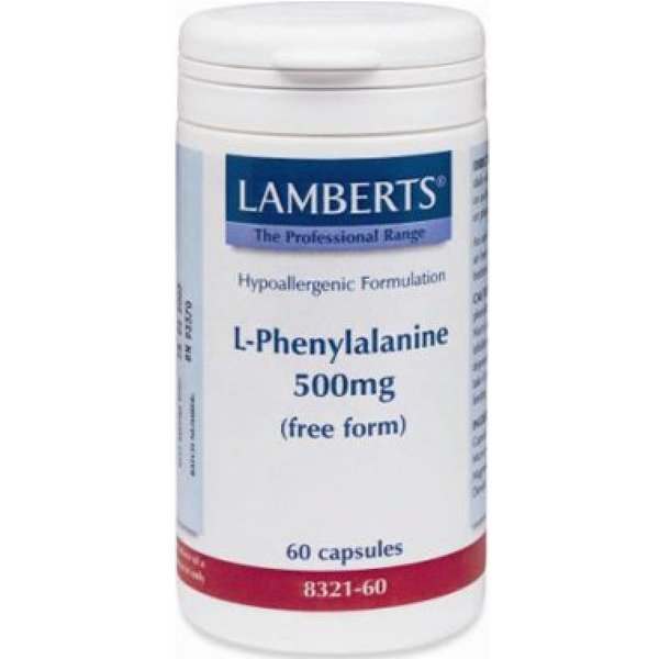 Lamberts L-Fenilalanina 500Mg 60 CáPsulas-image