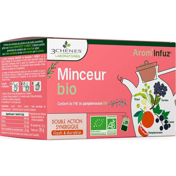 Les 3 ChêNes Tisane Minceur Bio 20Uds-image