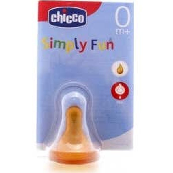 Chicco® Simply Fun Tetina Silicona Mini 0M+ 1Uds-image