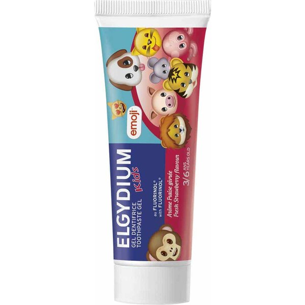 Elgydium Kids Emoji Gel DentíFrico Fresa Fresca 2-6 AñOs 50Ml-image