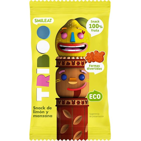 Smileat Triboo Snack EcolóGico De LimóN Y Manzana 25G-image
