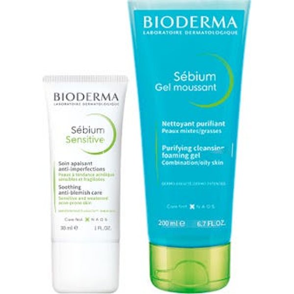 Bioderma SéBium Sensitive 30Ml + SéBium Gel Moussant 200Ml-image