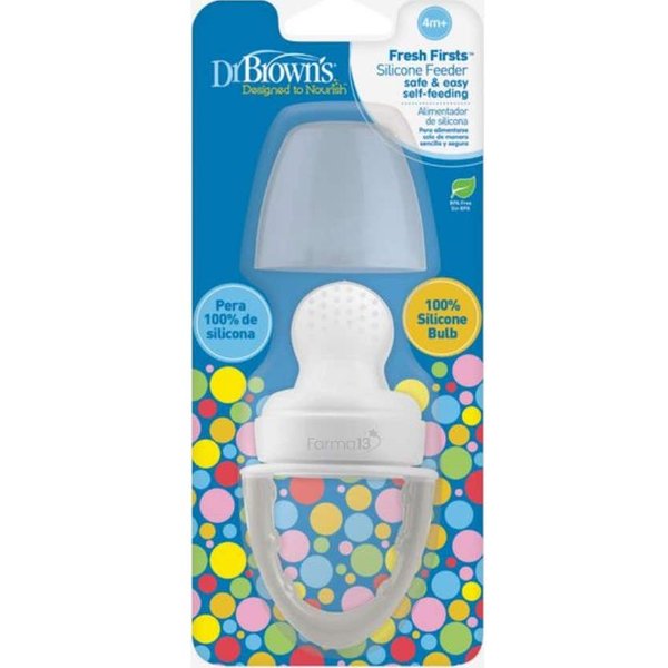 Dr Browns Alimentador Antiahogo Gris 4M+-image