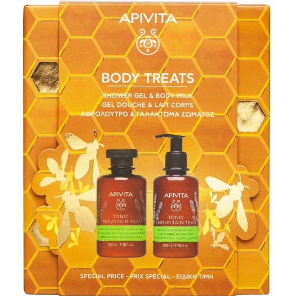 Apivita Body Treats Tonic Mountain Tea Coffret-image