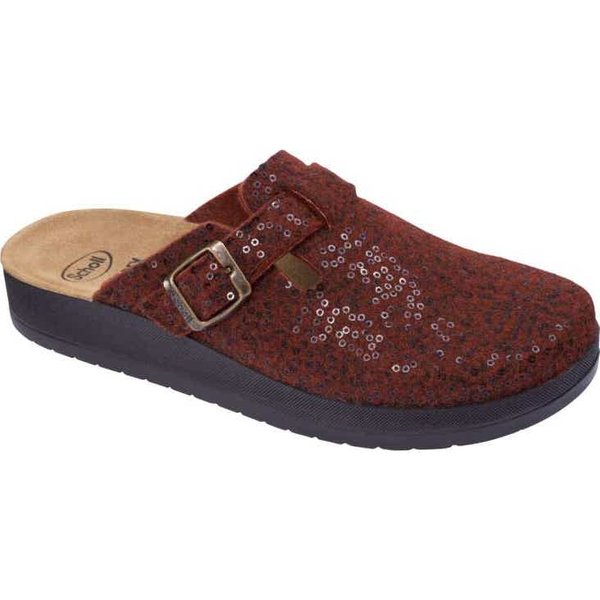 Scholl Janice Mule Memory Cushion Plata Negro Talla 40 1 Par-image