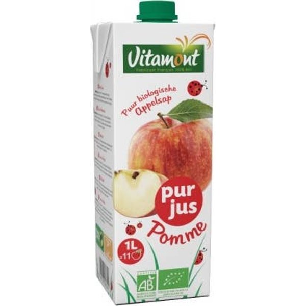 Vitamont Zumo Manzana Bio 1L-image