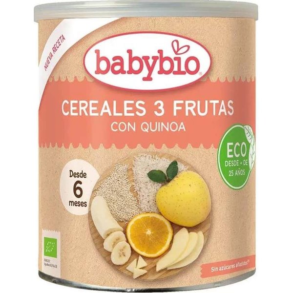 Babybio Cereales 3 Frutas Con Quinoa 220G-image